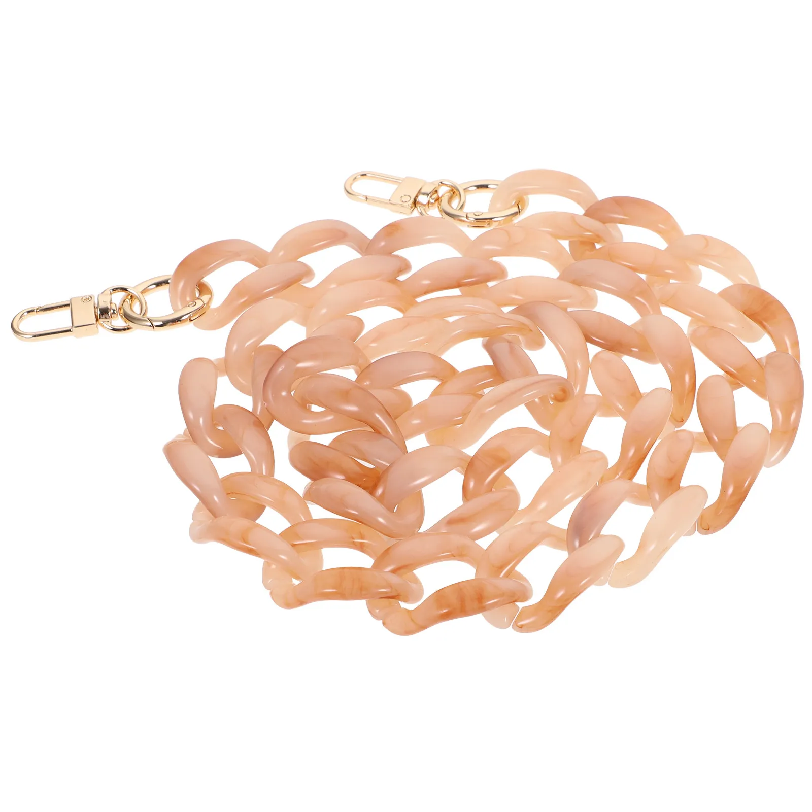 Fishbone Acrylic Bag Chain Strap Replacement Detachable Shoulder Bag Extended Crossbody Strap Handbag Replacement Chain