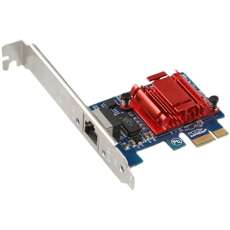 Placa de rede sem disco Gigabit PCIE 1x BCM5721 e 51 chip suporta computadores desktop ROS e ESXi