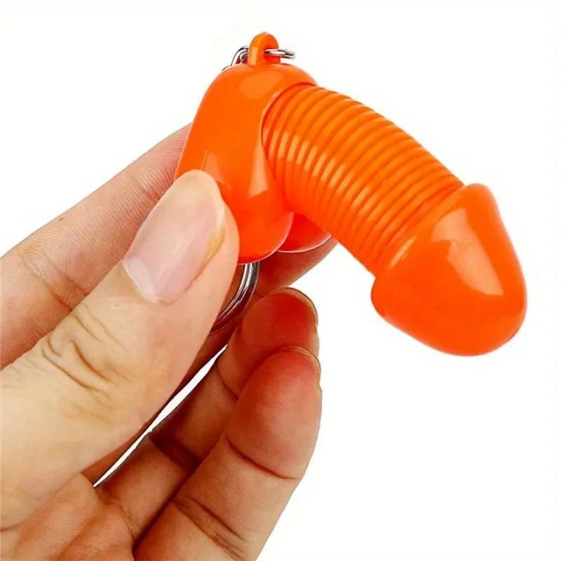 1 قطعة ألعاب الجنس الكبار الرجال القضيب لطيف مفتاح سلسلة الزينة ، الذكور الجهاز مفتاح سلسلة هدية مثيرة #3