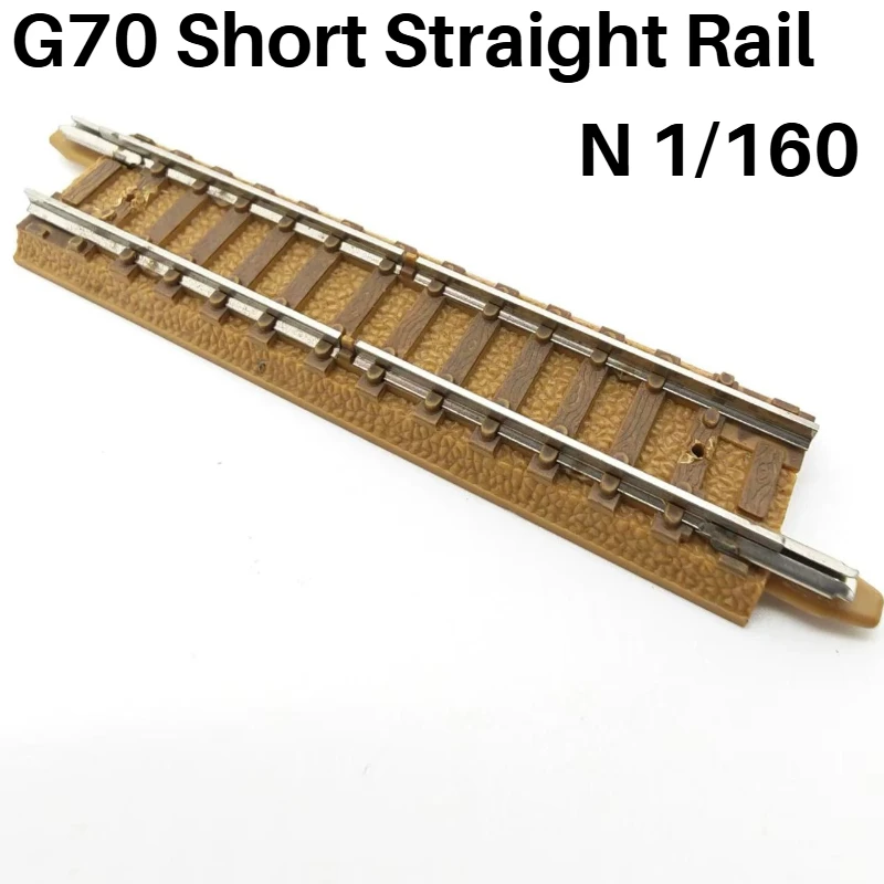 TOMIX N Type 1/160 Track G70 Short Straight Track Insulated Sectional  Brown Track Accessory Diorama Scene Decoration