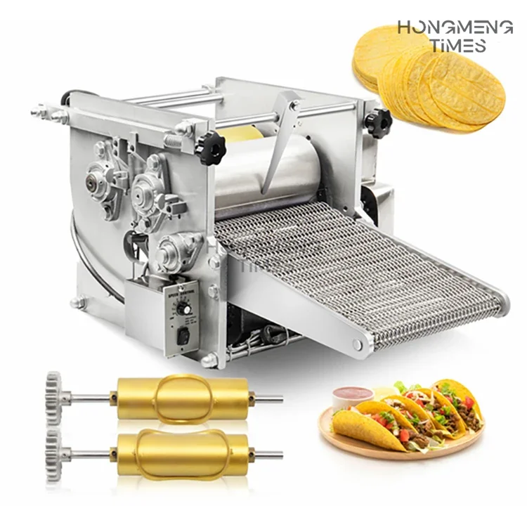 

Full Automatic Mexican Tortilla and Taco Press - Ideal for Commercial Use Chapati pita bread roti press making machine