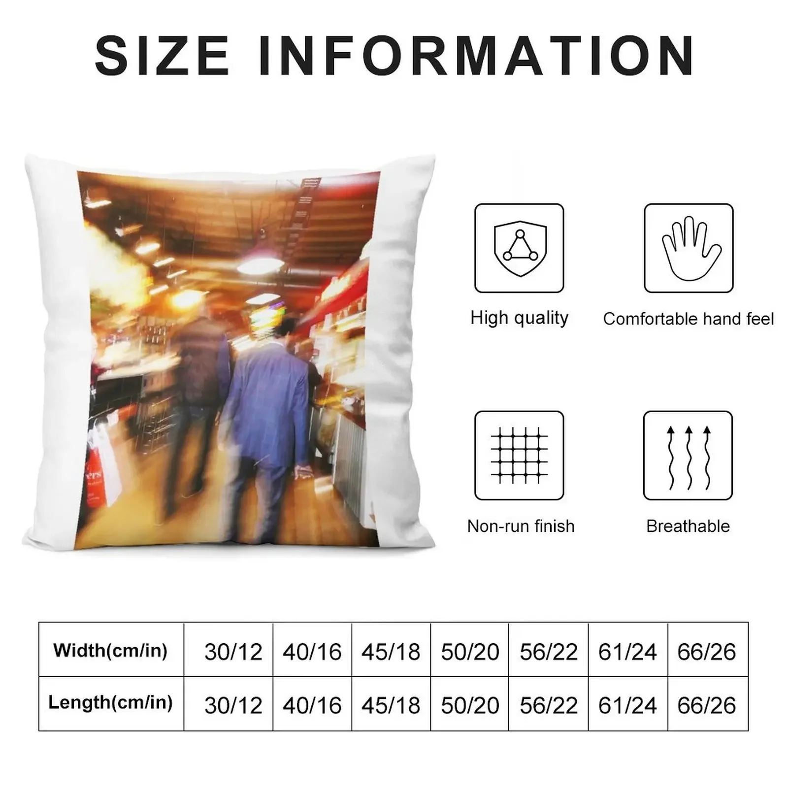 In Reading Terminal Market Throw Pillow christmas pillowcases pillows decor home pillow