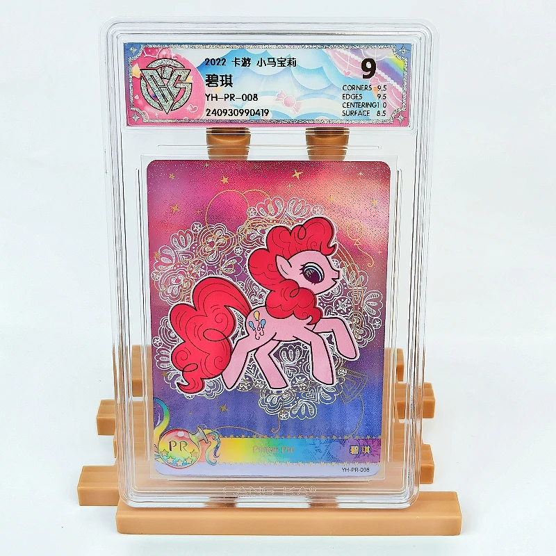 

KAYOU Genuine My Little Pony Card 9, классная карта PR CCG, Rating, Twilight Sparkle Pinkie Pie, редкая коллекционная карта аниме, игрушки в подарок