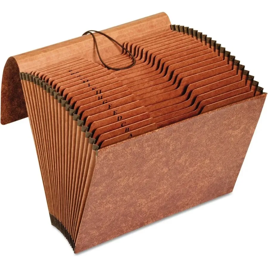 

Heavy-Duty Expanding File Folder 21 Pockets | Letter Size with Elastic Closure for Office, School & Document Storage