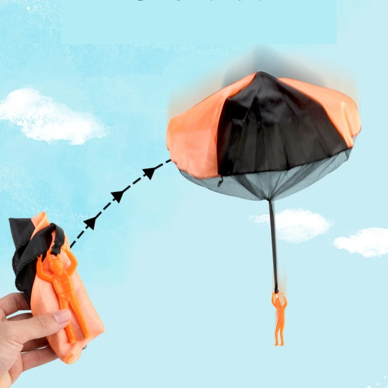 

Hand-Throw Parachute Toy Mini soldier gliding game,enhances throwing skills & tracking ability,fun outdoor parent-child activity