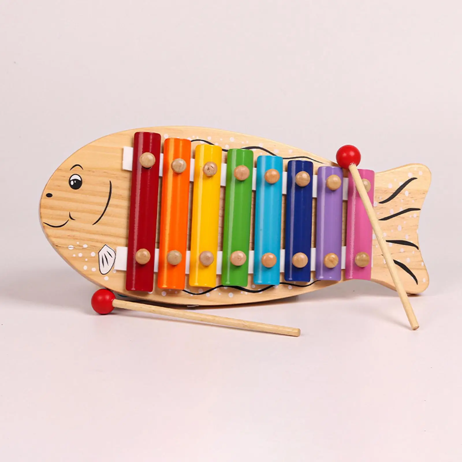 Xylophone with Mallets Valentine's Day Gifts for Kids Improving Hand Eye Coordination 8 Notes Glockenspiel Xylophone