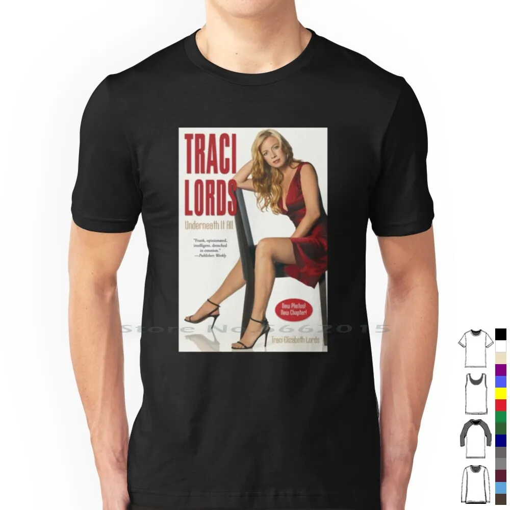 Traci Lords Magazine Poster T Shirt 100% Cotton Traci Lords Magazine Short Long Sleeve Tee Top