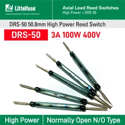 2/5/10PCS High Power Voltage DRS-50 Reed Switches 3A 100W 400V Normally Open N/O 5*50MM Magnetic Contact Switch Induction Sensor
