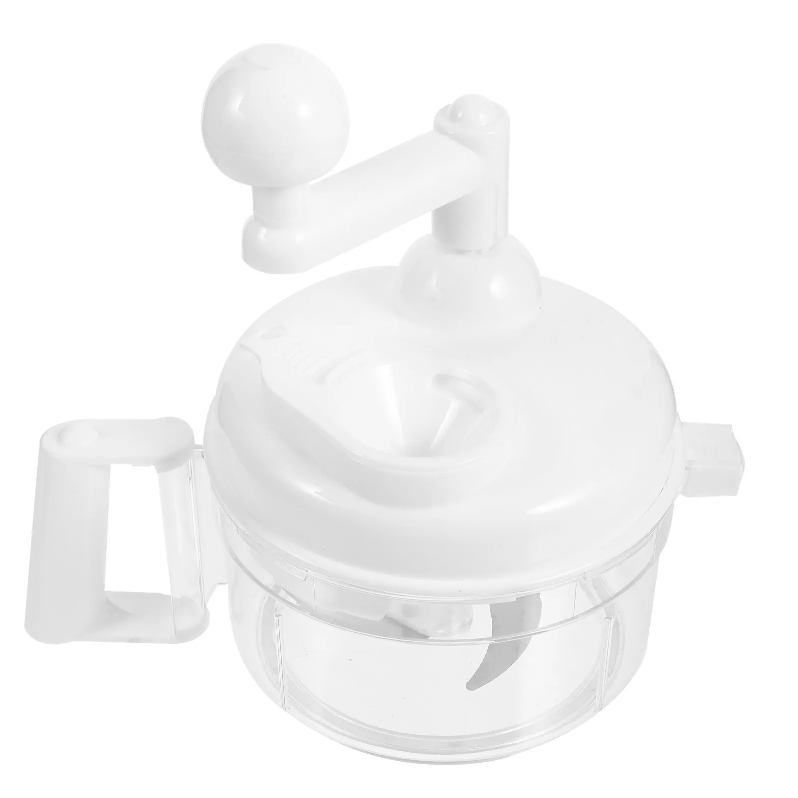 

Ручной измельчитель продуктов с 3 двусторонними лезвиями из нержавеющей стали для нарезки мяса, фруктов, овощей, для детей и малышей