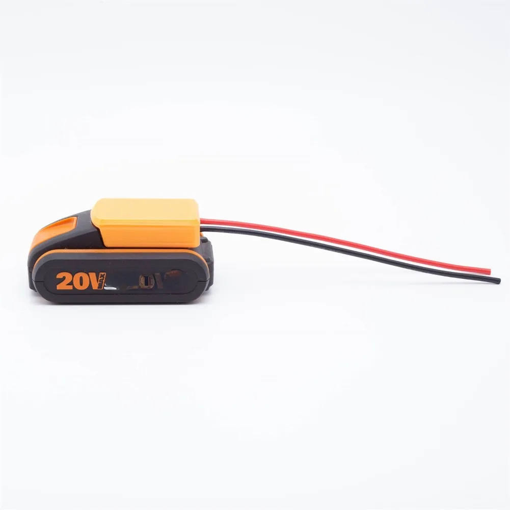 Imagem -03 - Adaptador de Roda Elétrica 14 Awg para Worx 20v 4pin li na Conversão de Bateria para Conector Faça Você Mesmo Conversor de Fonte de Alimentação de Saída
