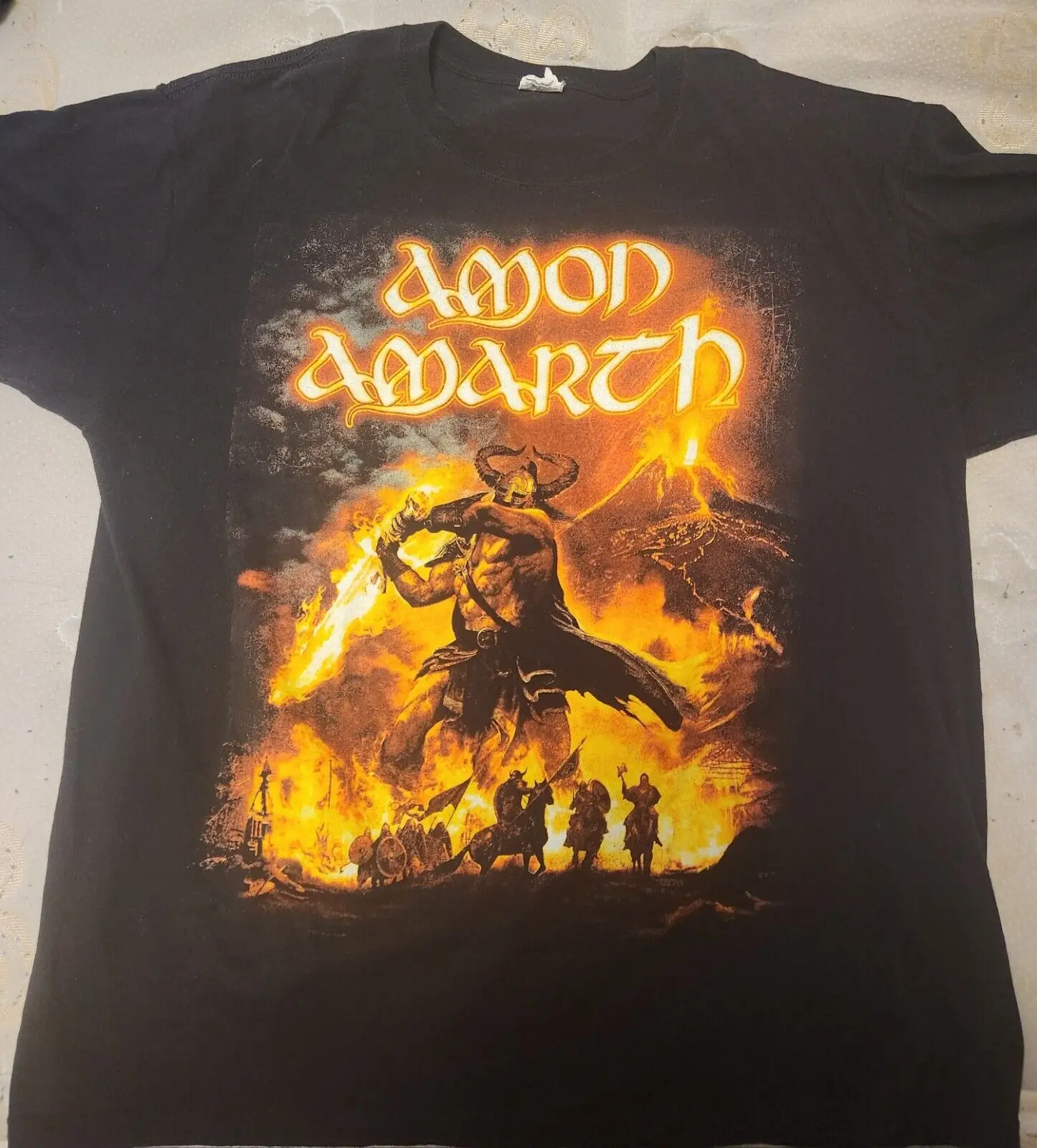 Amon Amarth Us Tour T Shirt 2011 Xl Surtur Rising