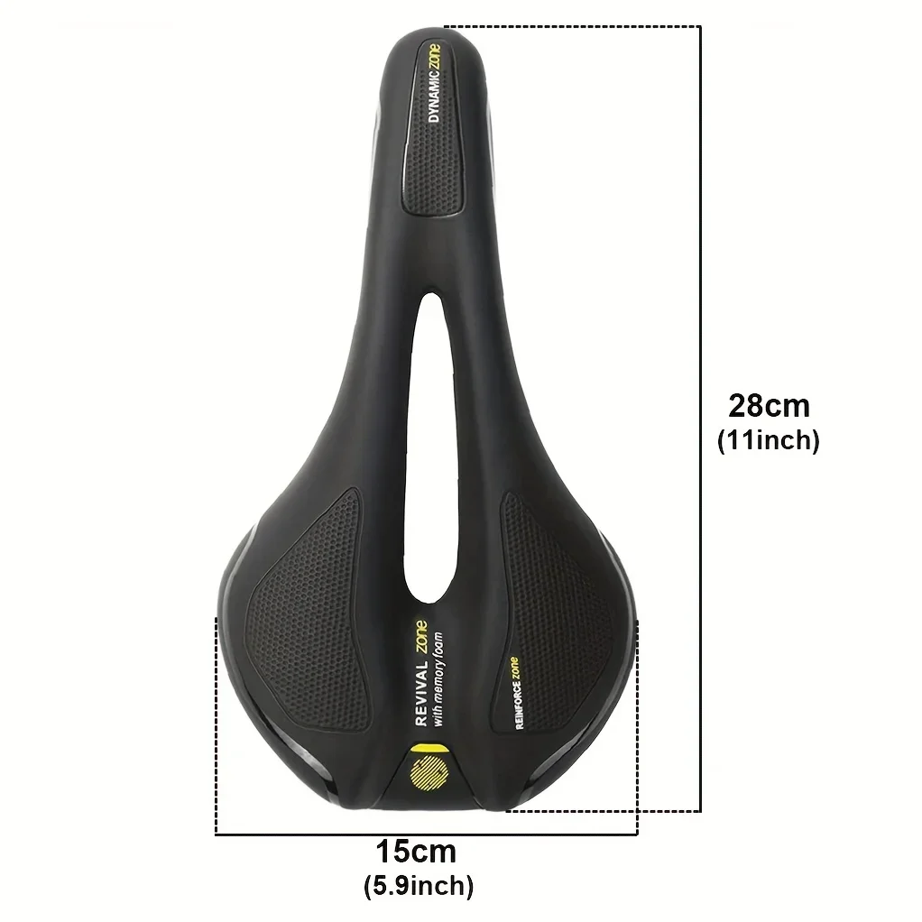 Comfortable Bicycle Saddle, MTB Mountain Bike Seat Road Bike Saddle for Men and Women, Bicycle Seat Cycling Cushion Exercise