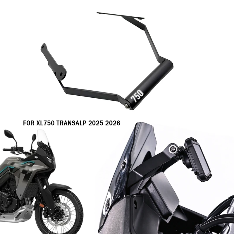 Motorcycle Accessories Mobile Phone Holder Stand GPS Navigation Bracket Support For Honda XL750 Transalp 750 2025 2026