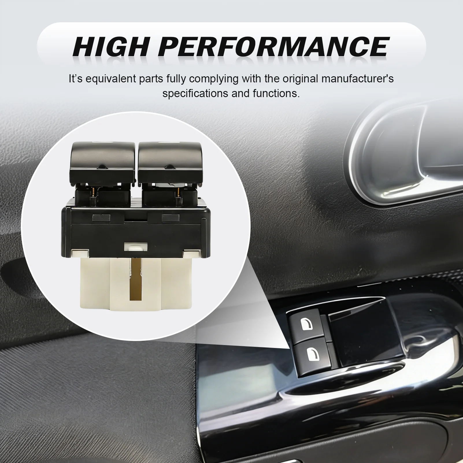 Front Left Power Window Control Switch Button 98016298ZD PGWS035 For Citroen C3 Aircross II C4 PSA 2014-2020 Peugeot 406 208