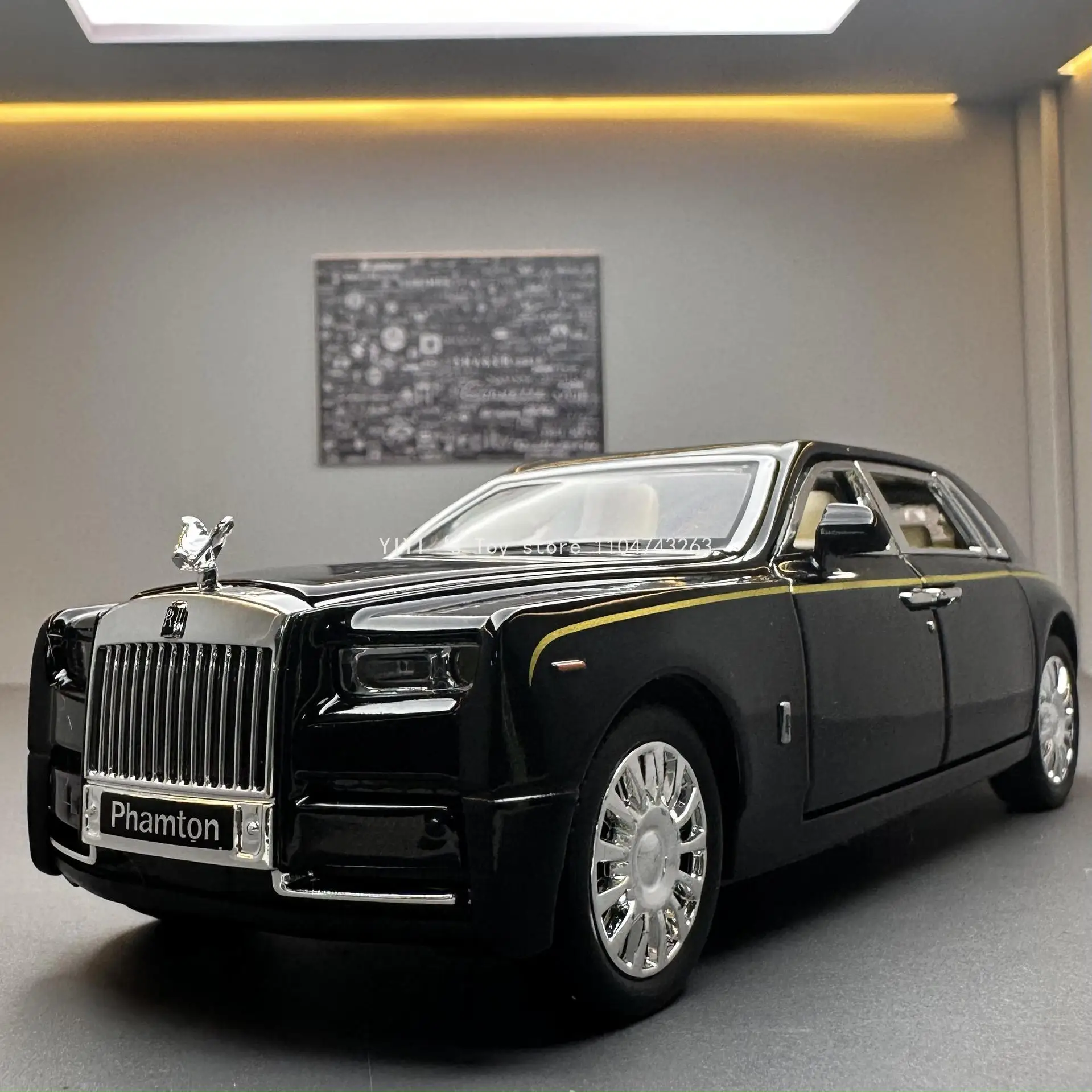 1:32 Rolls Royce Phantom alliage Luxy modèle de voiture en métal moulé sous pression véhicule Simulation son et lumière retirer modèle de voiture enfants ToysBA20