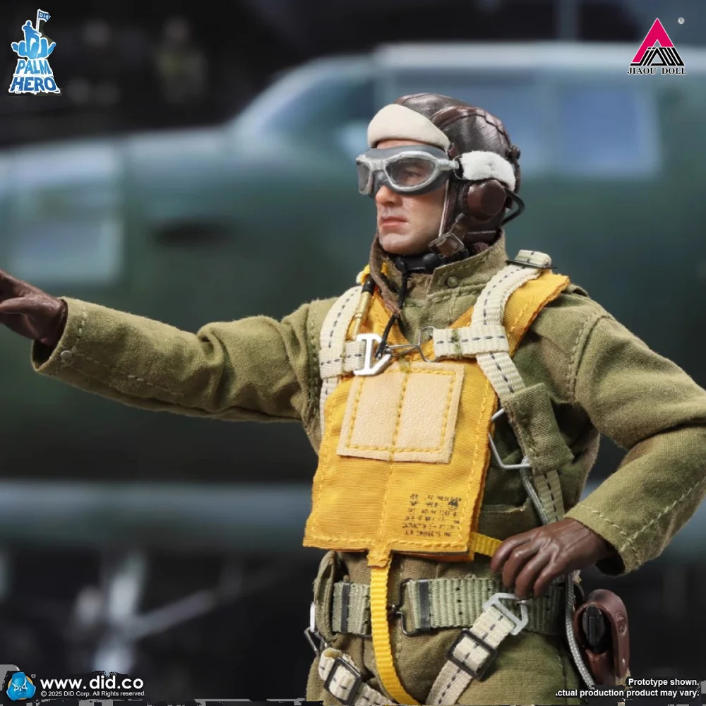 DID XA80032 1/12 2차 세계 대전 미 육군 공군 조종사 장교 세트 남성 군인 6'' 액션 피규어 바디 인형 모델 소장품