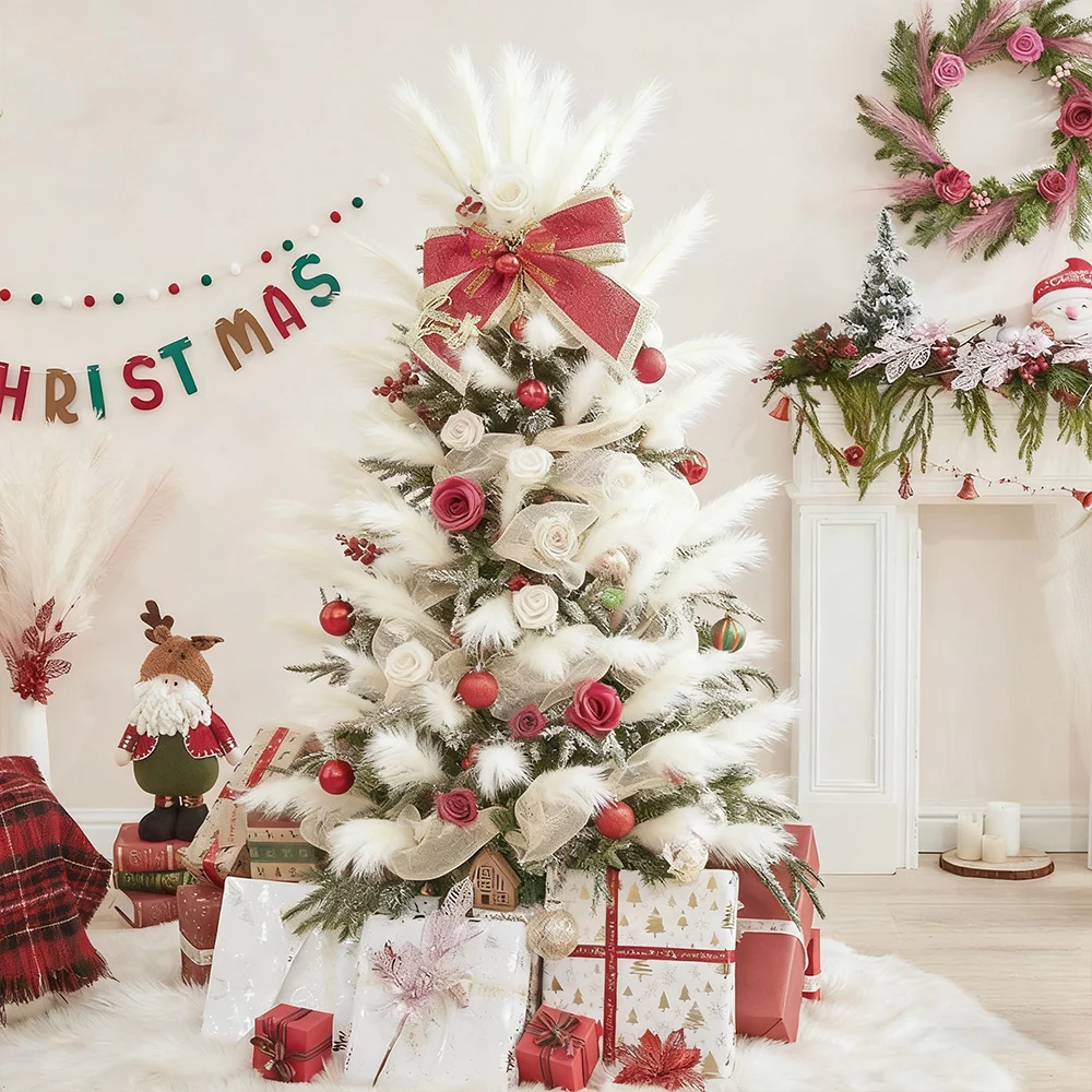 رقيق Pampas العشب بوهو ديكور 20 قطعة 55 سنتيمتر زهرة نبات صناعي القصب لحفل زفاف الخريف عيد الميلاد ديكور المنزل الزهور الاصطناعية