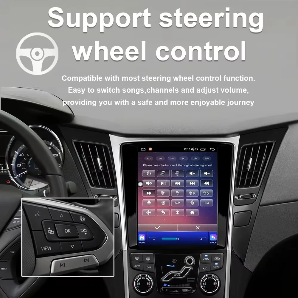 9.7 بوصة أندرويد 15 لتويوتا كامري 6 XV 40 50 2006 - 2011 راديو السيارة ستيريو السيارات Carplay نظام تحديد المواقع والملاحة لاعب وحدة رئيس الفيديو