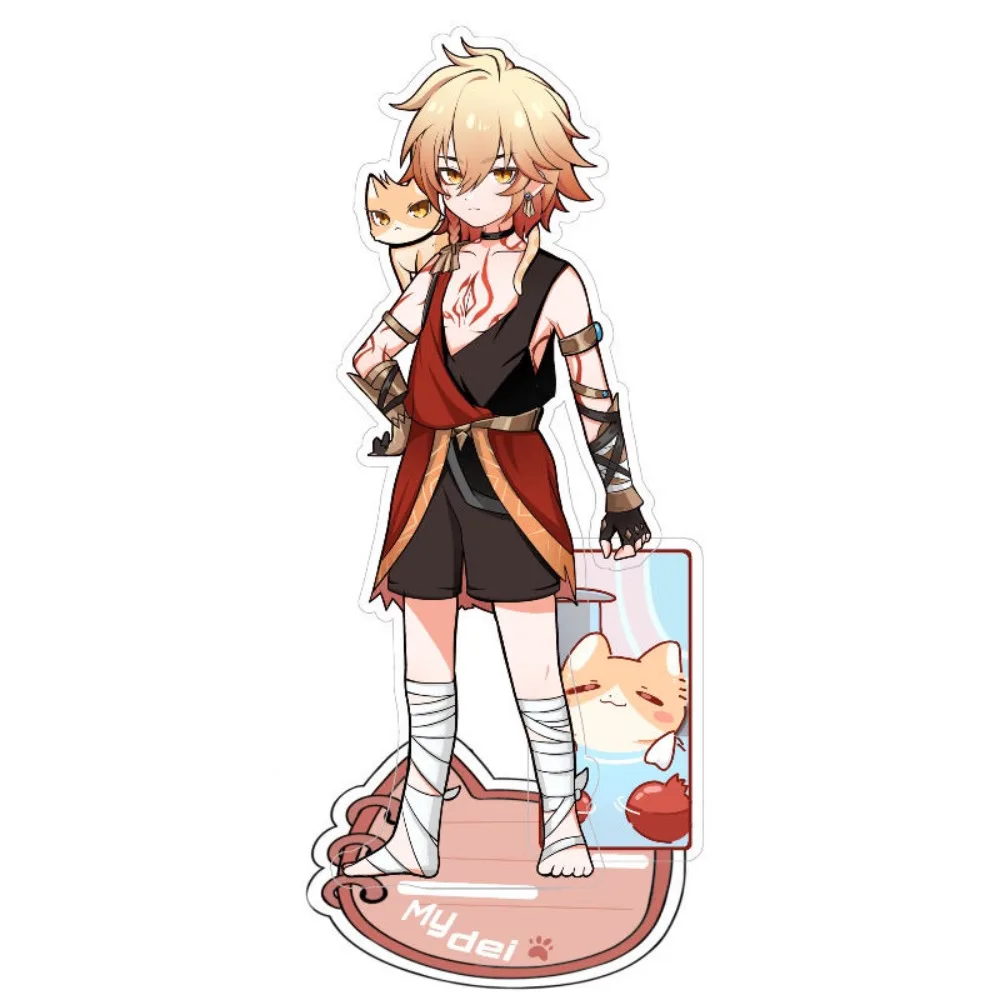 Game Honkai Star Rail Acrylic Figure Stand Mydei Mydeimos 10cm New Cosplay Keychain Badge PinCollect Desktop Decoration