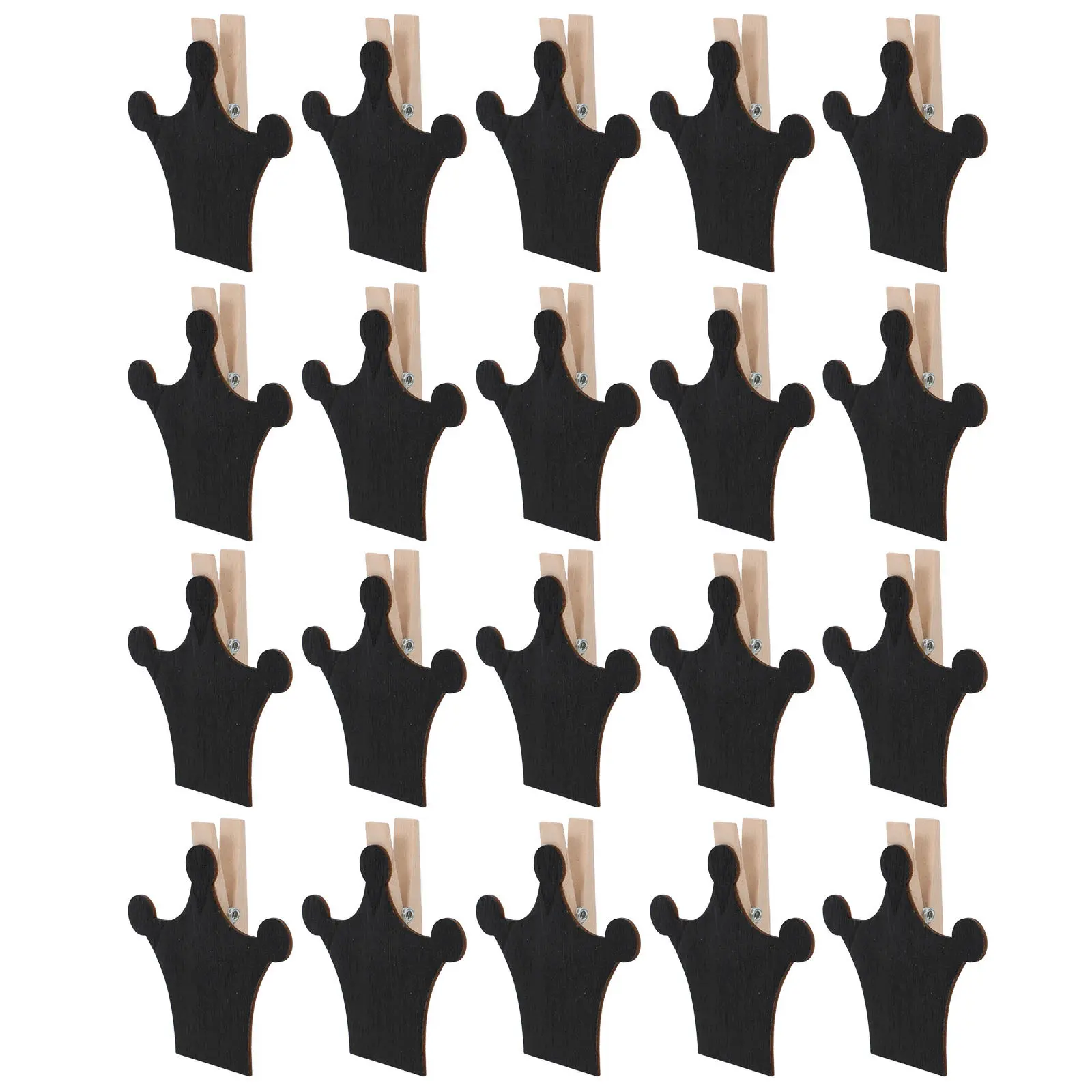 50pcs-mini-chalkboard-signs-with-clips-crown-design-wooden-memo-holder-reusable-erasable-blackboard-tags-for-food-labels-buffet