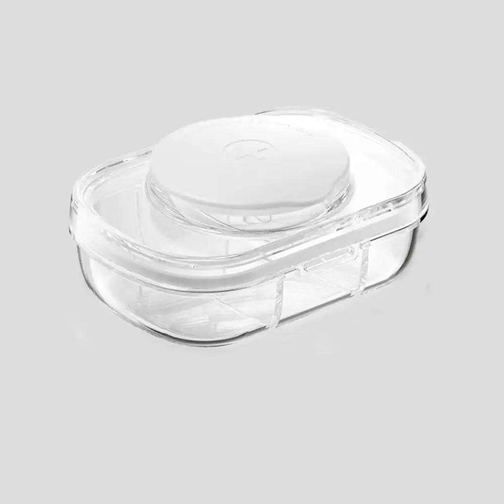 

Medicine Storage 2 In 1 Multifunctional Pill Cutter Carry-On Sealed Tablet Divider Dispenser Portable Moisture-Proof