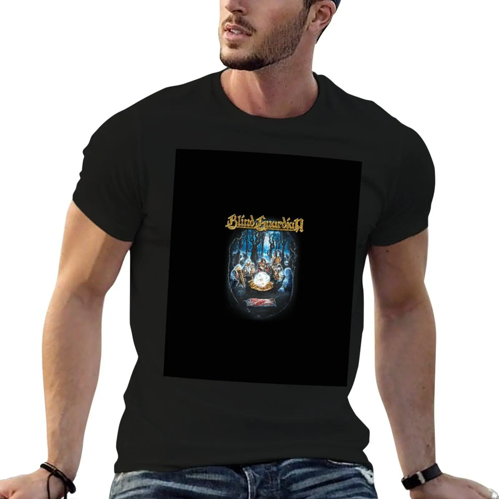 Blind Guardian Somewhere Far Beyond T-Shirt Graphic Print Short Sleeve T-Shirt