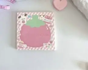 1book Cute Little Dog Simple Memo Book Ins Non Adhesive Tearable Message Notebook Student Account Material Book