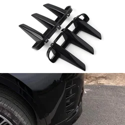 Glossy Black Car Front Bumper Grille Air Vent Cover Trim Left/Right For Land Rover Discovery 5 LR5 2021-2022 1Pcs