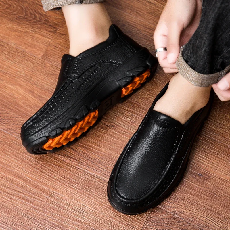 Men's Chef Shoes Ultra-light Non-slip EVA Soft-soled Casual Men's Shoes Garden Shoes Waterproof and Oil-proof Kitchen Work Shoes