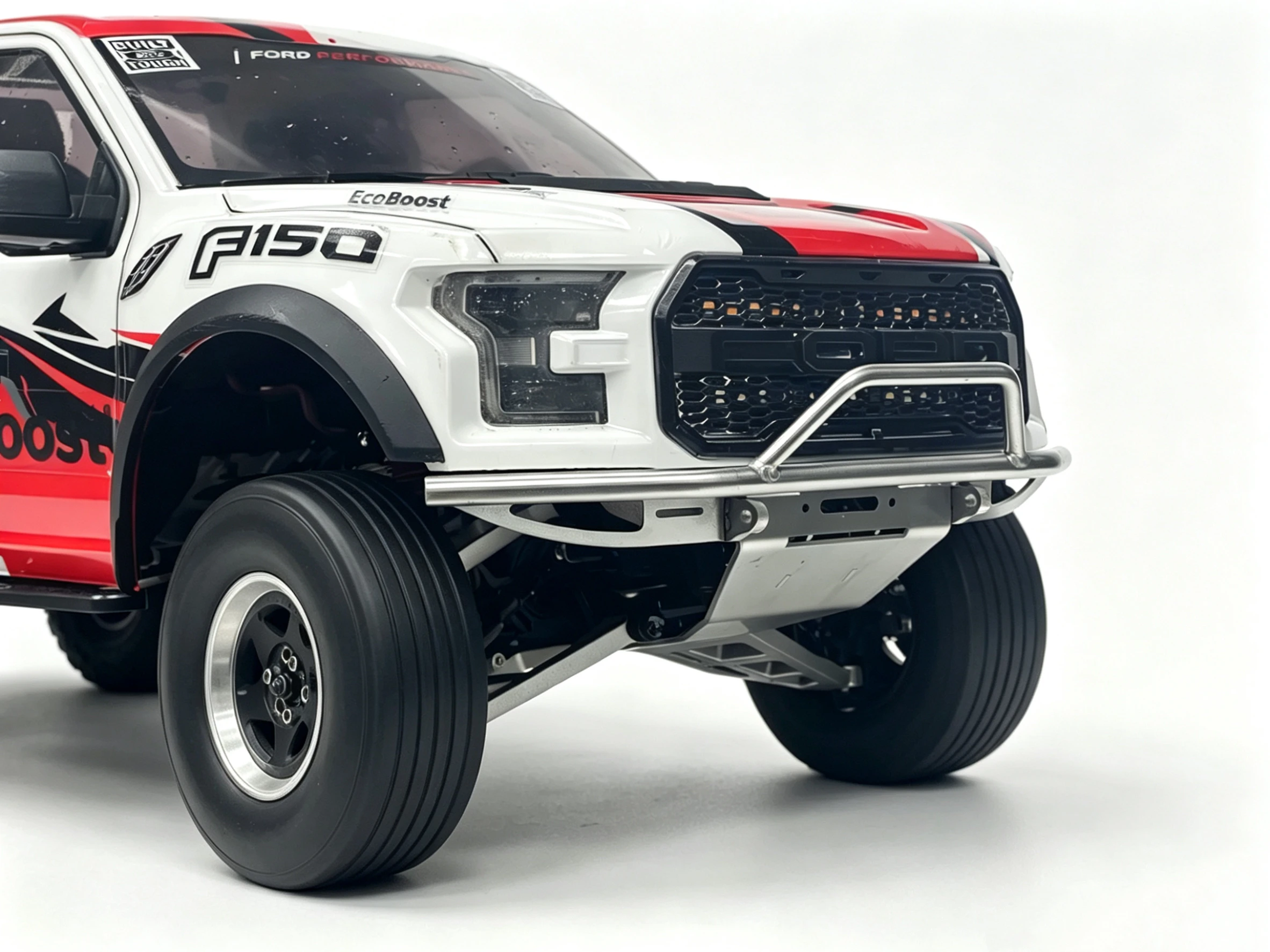 Nspeed Traction Hobby Primal RC Ford Rapter F-150 front bumper sand slide 8 scale Crawler Upgrade bumper