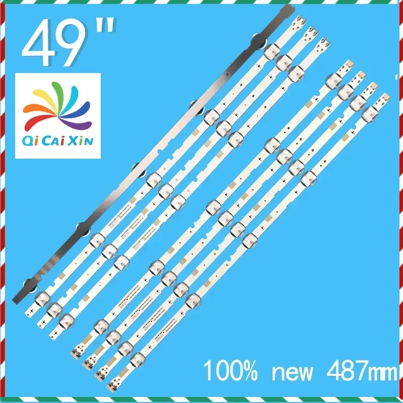 100% new LED Backlight Strip for Samsung TV UN49j5200 UN49j5200AG LM41-00471A LM41-00470A LM41-00121V LM41-00121W LM41-00361A LM