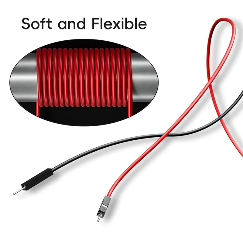 

L62A мягкие гибкие силиконовые тестовые провода 10 шт. штекер типа «банан» для макетной платы мужские перемычки для электрических испытаний
