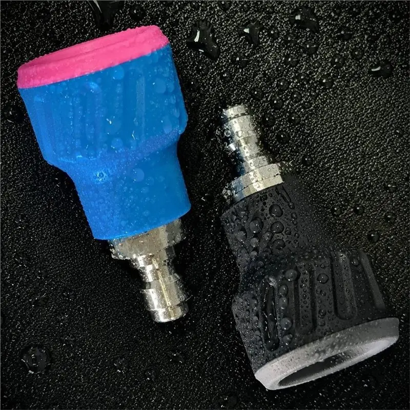 [NEW!A93G】 Stainless Steel Pressure Washer Gun With 2Pcs Silicone Spray Nozzles 25°+ 40° And 1/4