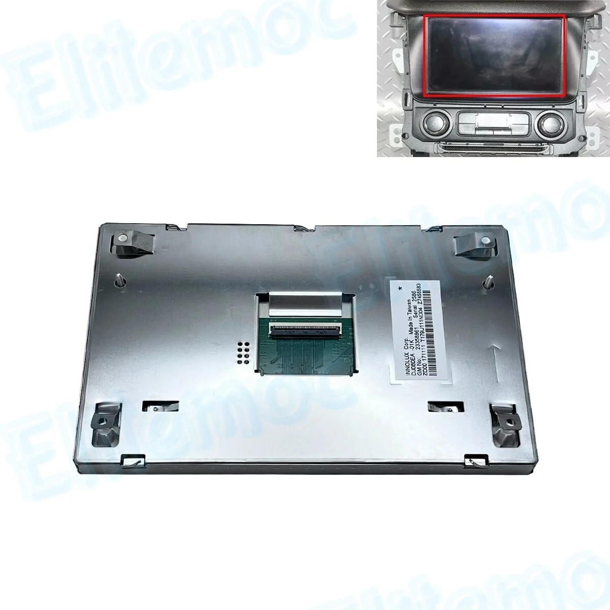 

8" DJ080EA-01K LCD Display Touch Screen For Chevrolet S10 year 2020 Opel