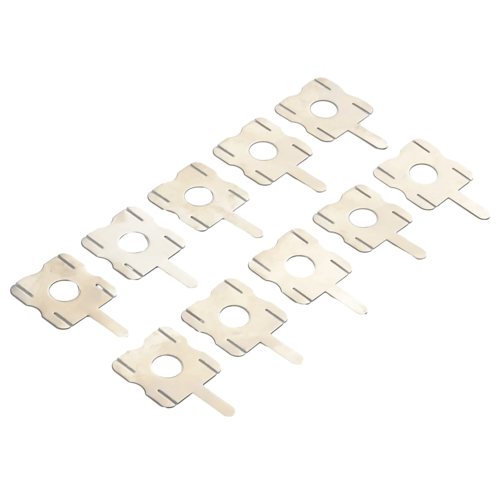 10pcs Nickel Sheets Ductility Good Gloss No Peeling Pack Replacement Soldering Tools Spot T6 Battery Weldability