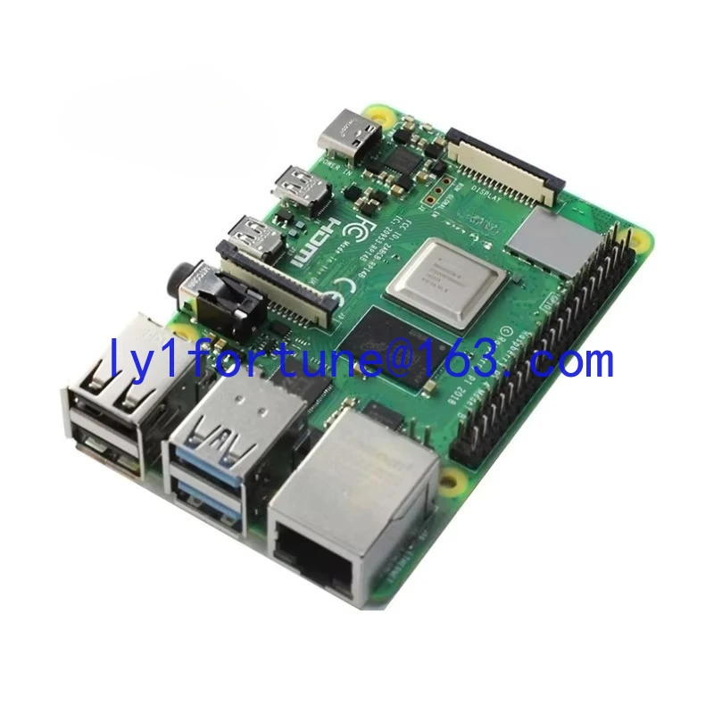 New Raspberry Leather 4B 1/2/4/8gb BCM2711 Cortex-A72 Linux Computer Single Development Board Raspberry Leather 4 Model B