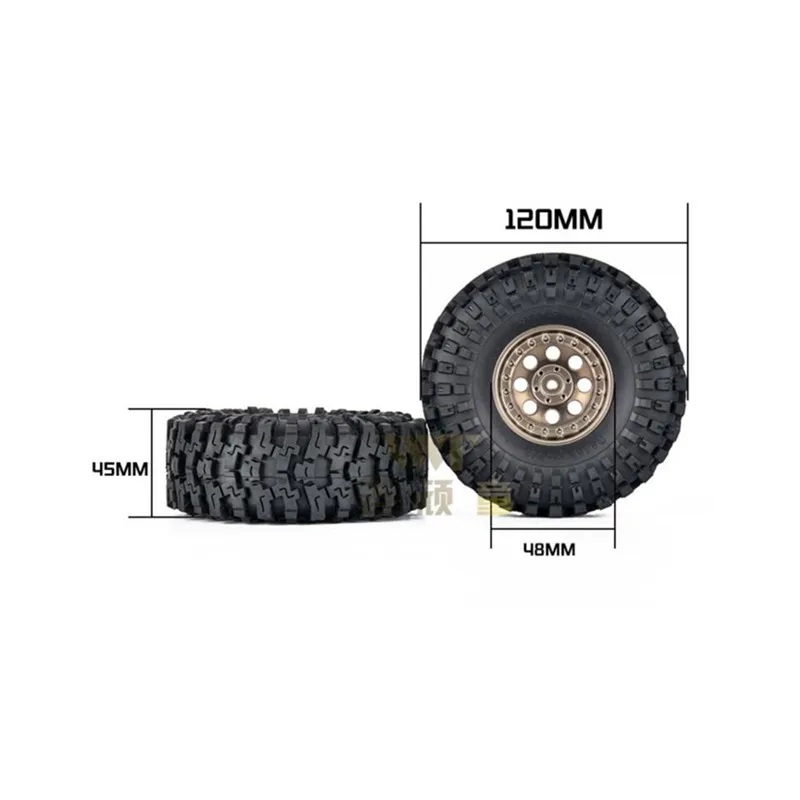 

RGT 2PCS 1.9 Inch Wheel Complete L/R R86476 For RGT 1/10 EX86190 RC Car