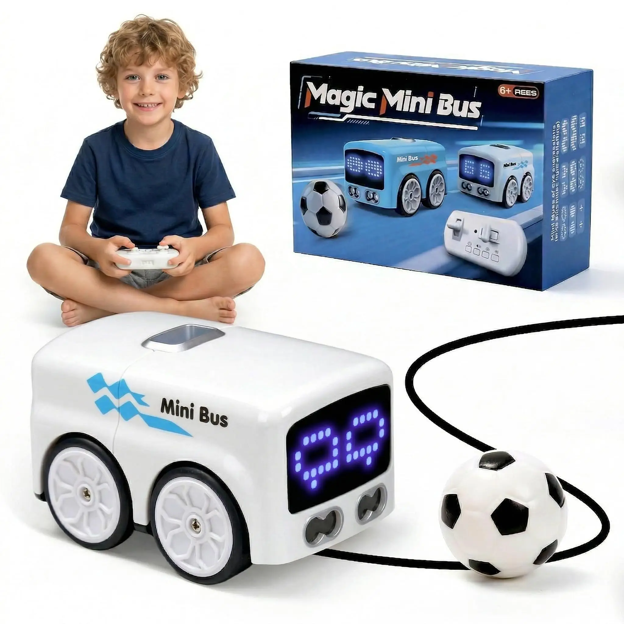 

Magic Mini remote control car -2.4GHz, can travel along the drawn line, with gesture tracking and escape mode, LED expression
