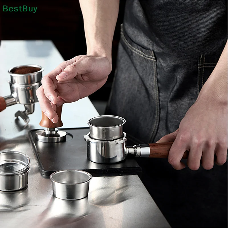 51/54/58 مللي متر القهوة سلة المرشح استبدال الفولاذ المقاوم للصدأ القاع Portafilter إسبرسو تصفية اكسسوارات أداة باريستا #6