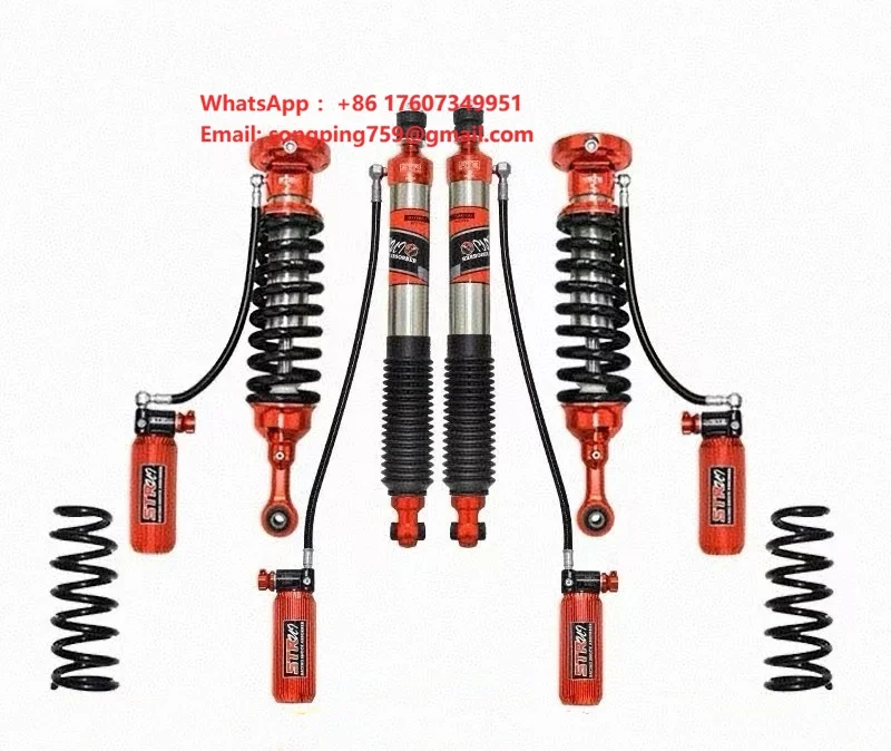 

Nitrogen Adjustable Steel Suspension Coil Spring Shock Absorber for Ranger Raise the Chassis 24 Compressed, 30 Rebounds.