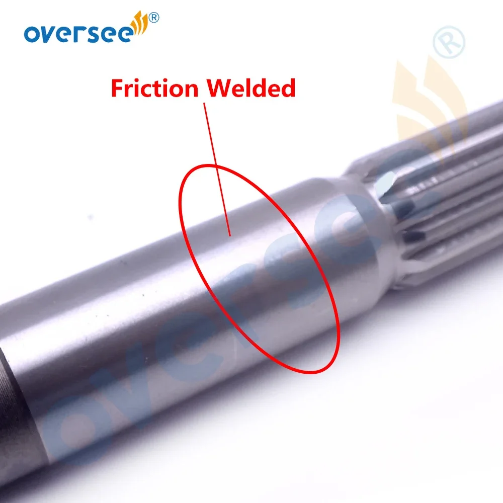 66T-45611-00 Albero dell'elica per Yamaha F25 F40 40X HP Motore fuoribordo Barca Motore Parti aftermarket 66T-45611 Made inTaiwan