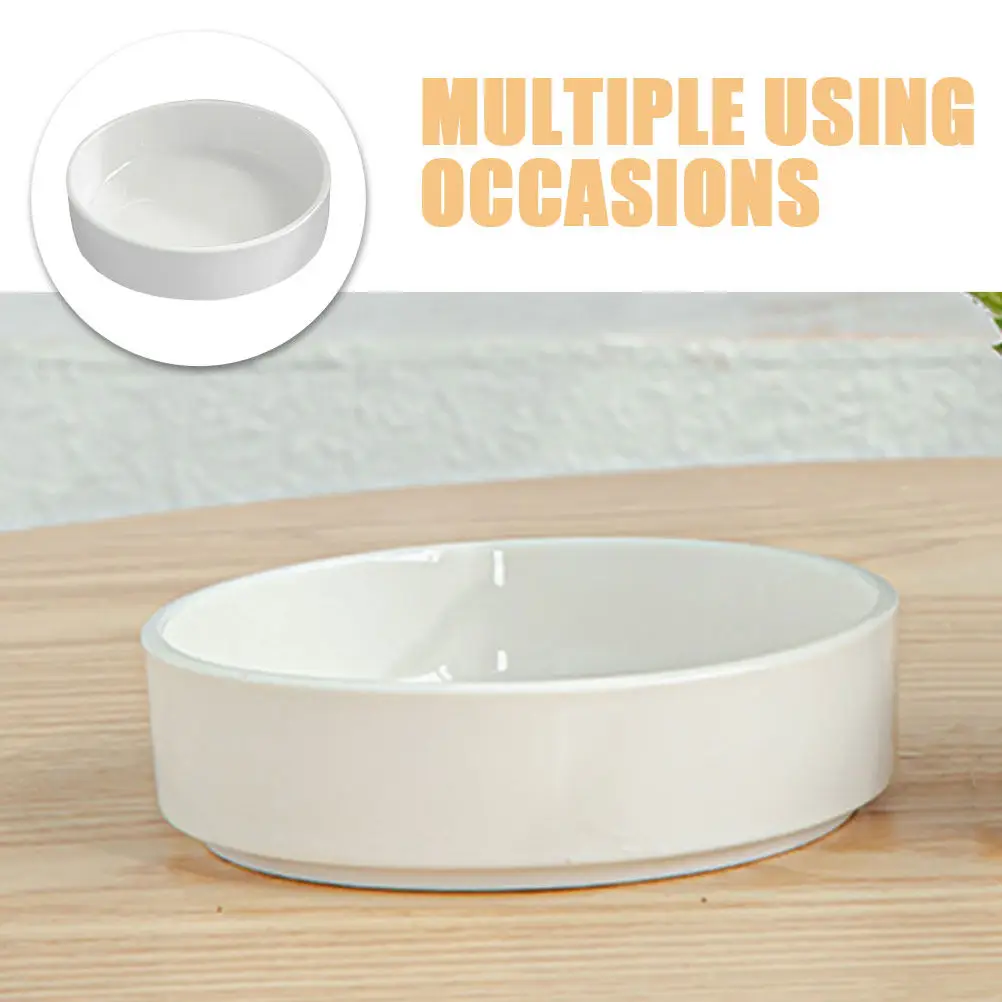 Heavy Duty Ceramic Plant Tray Flower Pot Saucer Durable Drainage Tray for Indoor Outdoor Plant Use Planter Saucers