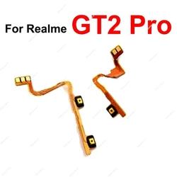 For Realme GT2 Pro GT 2 Pro On OFF Power Volume Bttons Side Keys Flex Cable Parts