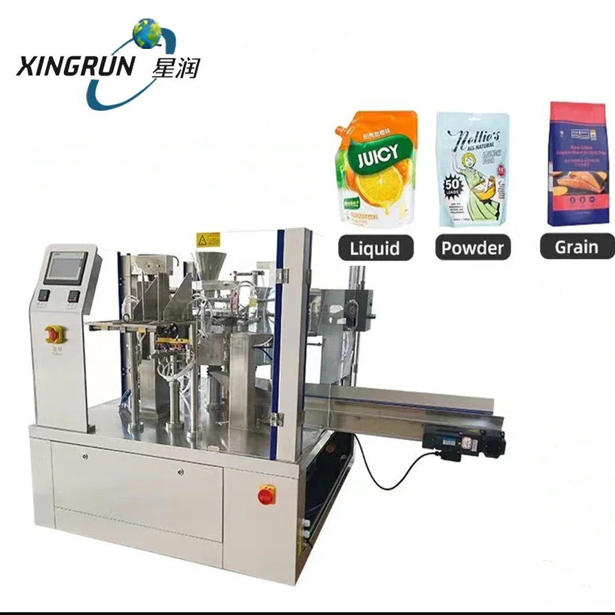 Pre-made Pouch Packaging products filling zipper bag automatic packing machine for food automatic liquid packaging machine