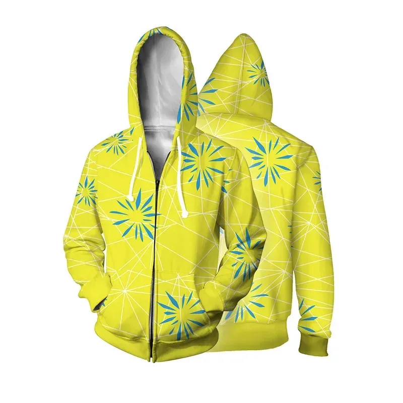 

Костюм для косплея Inside Joy Disgust, маскировочная футболка с капюшоном на молнии, свитер для взрослых, Хэллоуин, ролевая игра