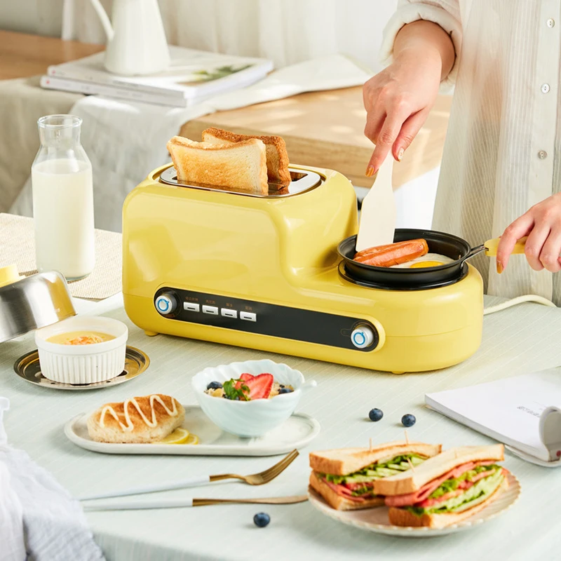 1080W Multifunctional High Value Bread Machine Home Frying Pan Breakfast Machine Automatic Toaster Practical 220V