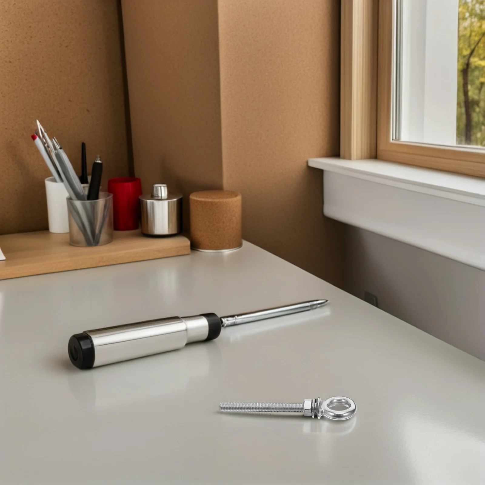 

4Pcs Stainless Steel Lifting Eye Bolt Standardized Sizing Easy Assembly M8x80 for DIY Projects Furniture Eye Bolts with Nuts