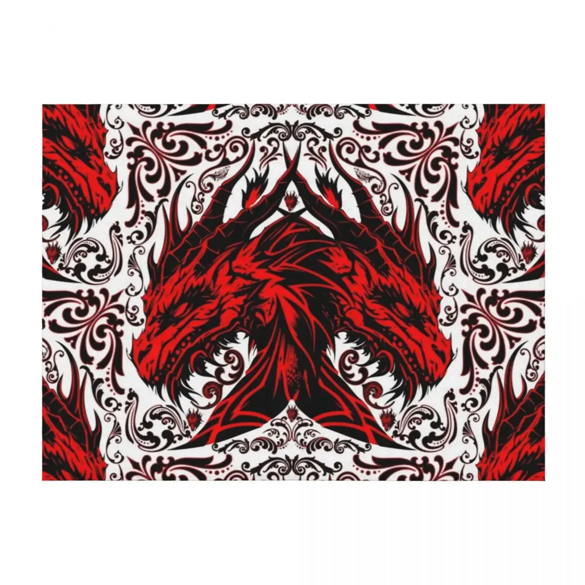 

crimson drogon Throw Blanket Cute Moving Softest Beach Blankets