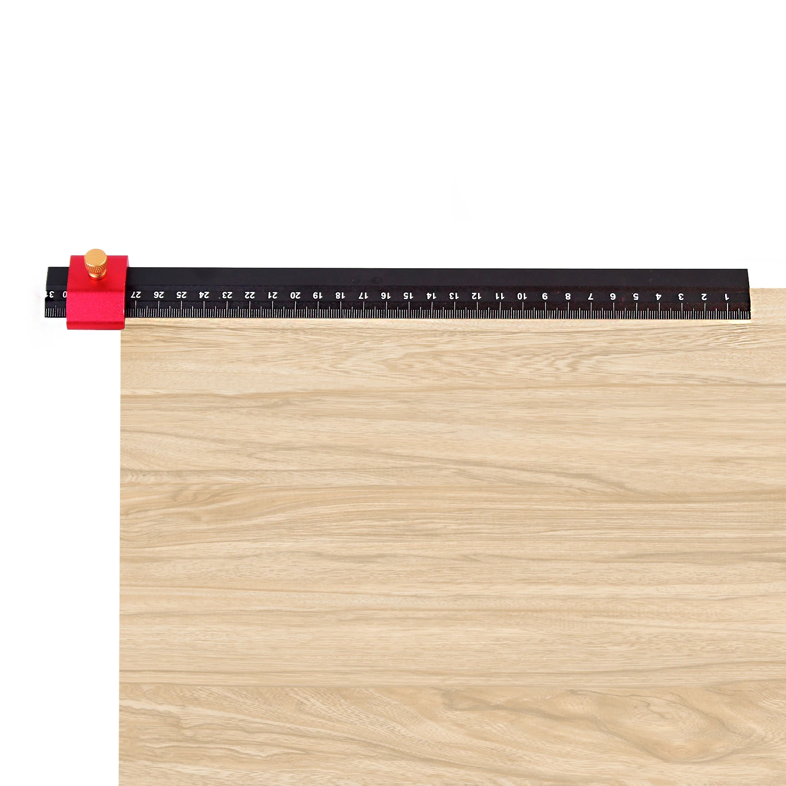 Imagem -04 - Woodworker Edge Ruler com Stop Medição de Marcação Ferramenta Reta para Carpinteiros Maquinistas Métrica Polegada 16 21 31cm 1pc