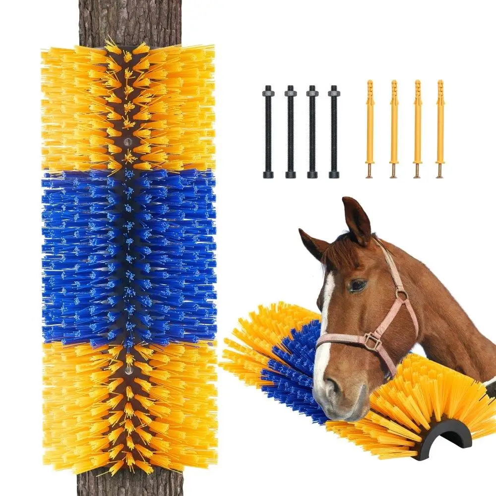 

Horse for itch Relief Scratching Brush 17 inch Livestock Grooming Tool for Horses and Pets Itching Relief Massage Brush